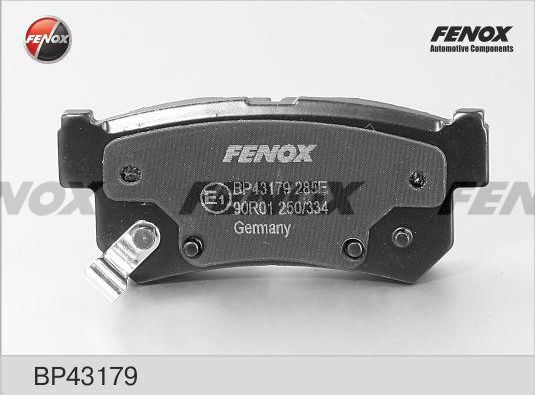 Тормозные колодки Fenox. Артикул BP43179