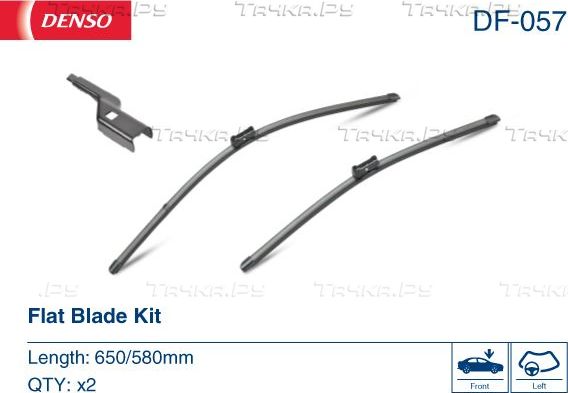 Щетки стеклоочистителя (дворники) Denso. Артикул DF-057