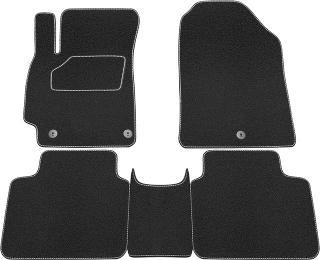 Коврики Rezkon ворсовые Стандарт для салона Hyundai Elantra VI 2015-2020. Артикул 2020015400