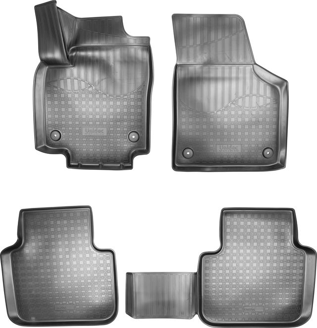 Коврики Норпласт для салона Volkswagen Teramont 2017-2026 Чёрные. Артикул NPA11-C95-610-1