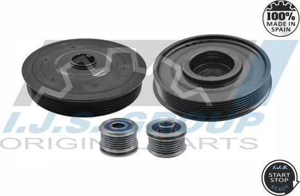 Шкив коленвала IJS Group. Артикул 17-1020KIT B