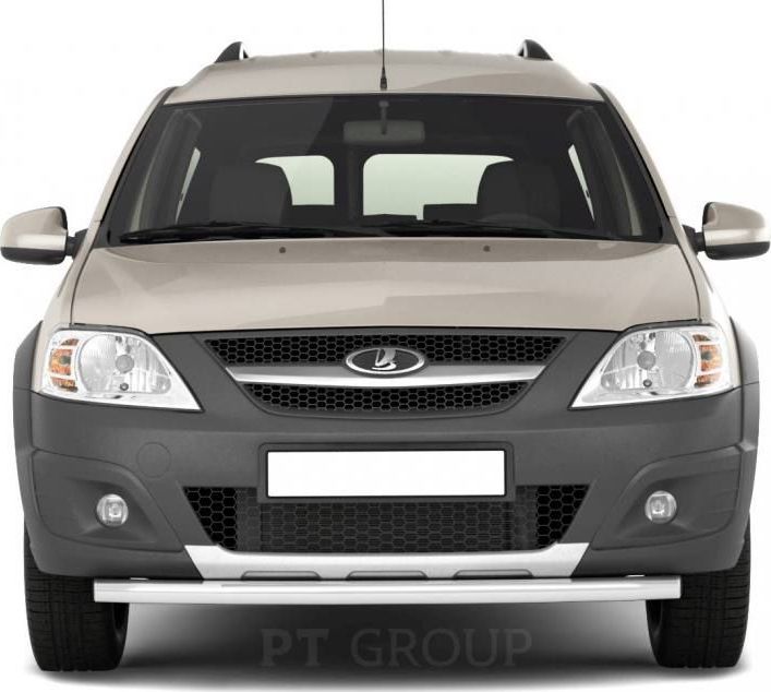 Защита PT Group переднего бампера одинарная d51 (НПС) для Lada Largus Cross 2015-2021. Артикул LLC220201