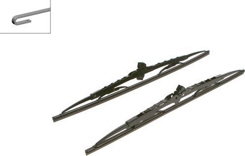 Щетки стеклоочистителя (дворники) Bosch передние для Opel Kadett D 1979-1984. Артикул 3 397 005 160
