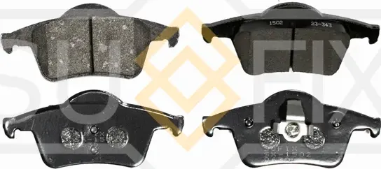 Колодки тормозные дисковые | зад прав/лев | (Sufix). Артикул SX-1502