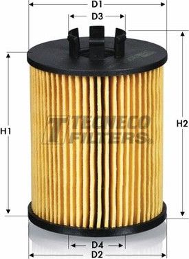 Масляный фильтр  Tecneco Filters. Артикул OL0203E