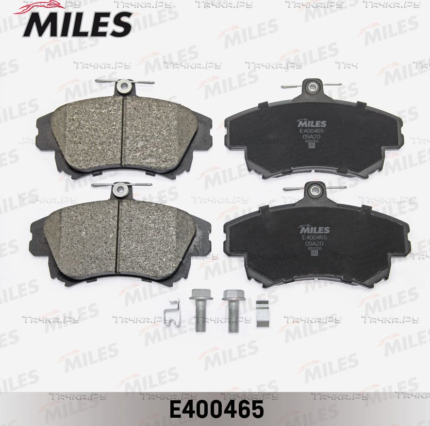 Тормозные колодки Miles (Low-Metallic) передние для Volvo V40 I 1997-2004. Артикул E400465