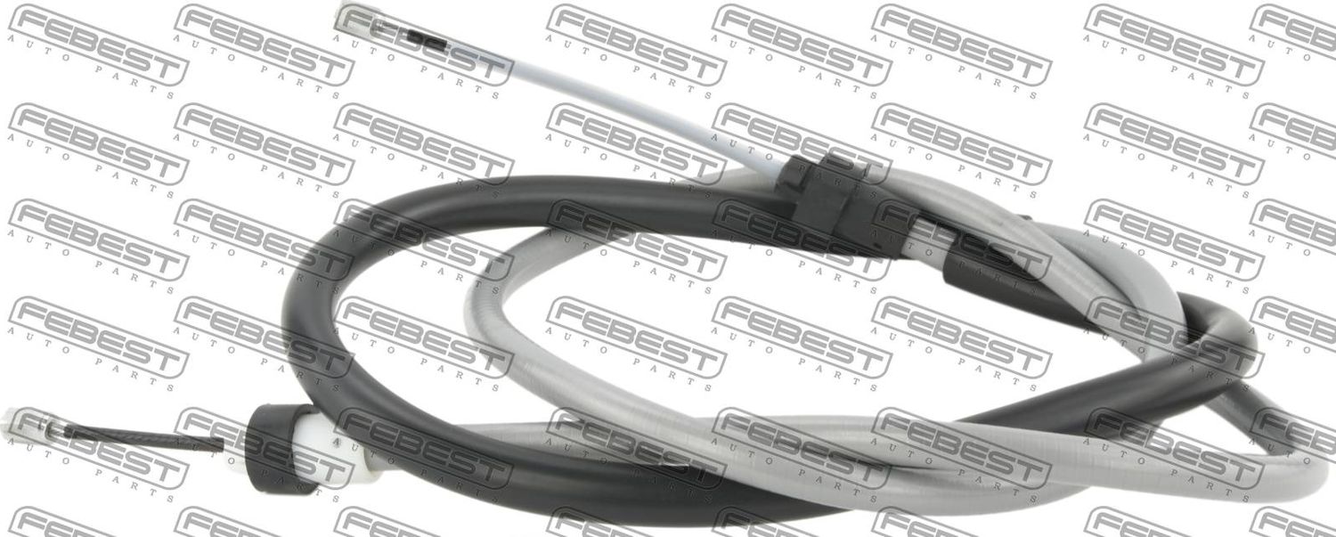 Трос ручника (тросик ручного тормоза) Febest. Артикул 02100-D10