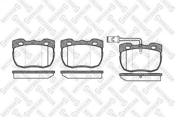 Тормозные колодки Stellox. Артикул 278 011-SX