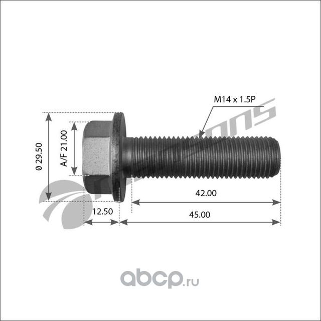 Болт карданный (Mansons). Артикул 700.251
