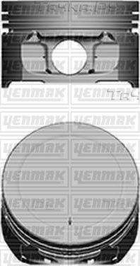 Поршень Yenmak для Citroen C4 II 2006-2011. Артикул 31-04101-000