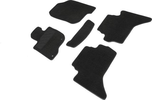 Коврики текстильные Seintex на нескользящей основе для салона Mitsubishi L200 IV 2006-2015. Артикул 89231