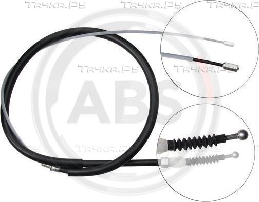 Трос ручника (тросик ручного тормоза) ABS. Артикул K13576