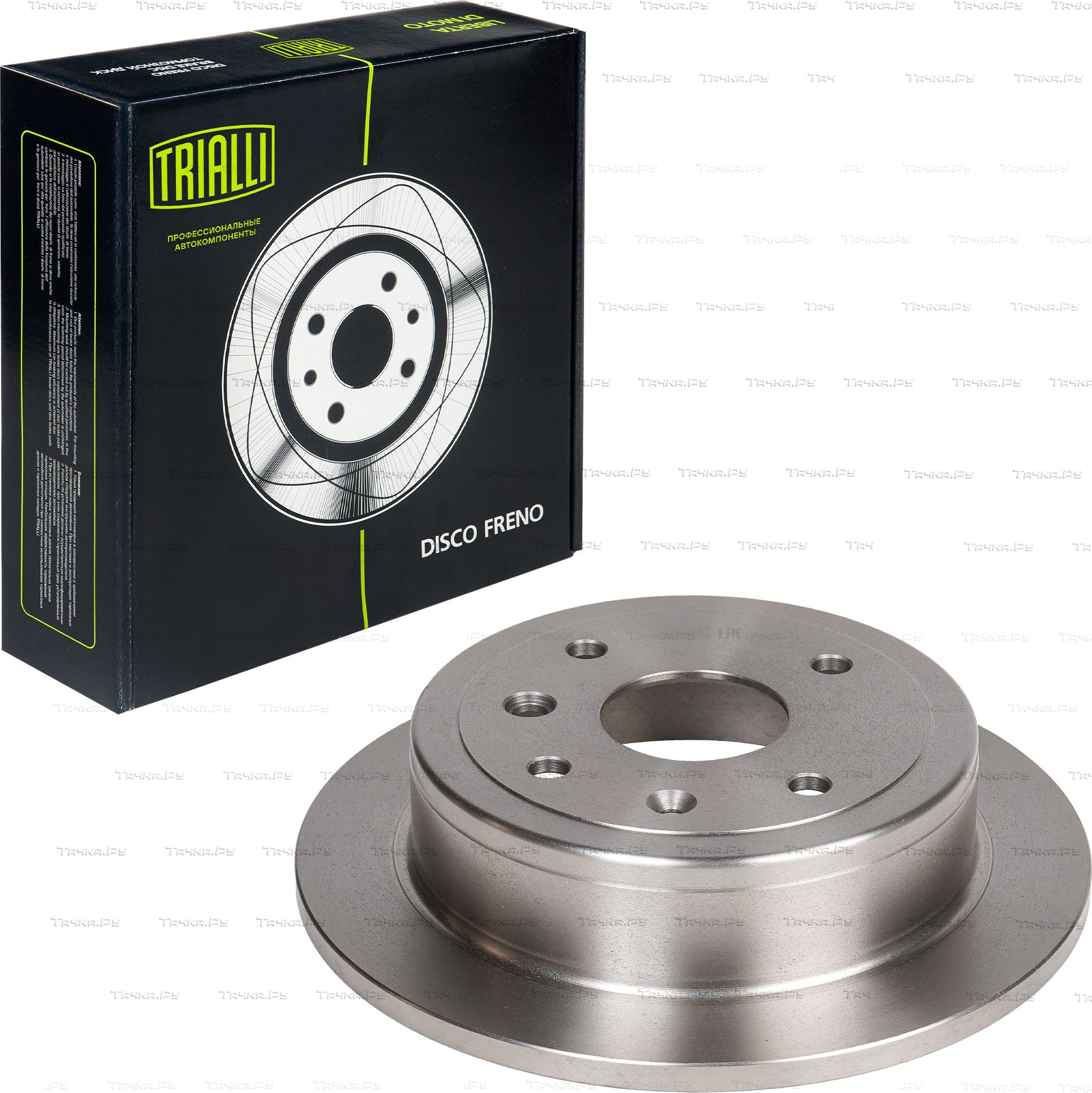 Тормозной диск Trialli задний для Chevrolet Nubira 2005-2011. Артикул DF 062203