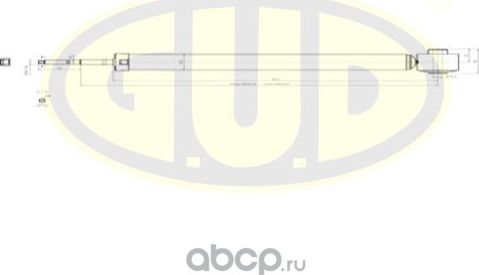 Амортизатор G.U.D.. Артикул GSA343281