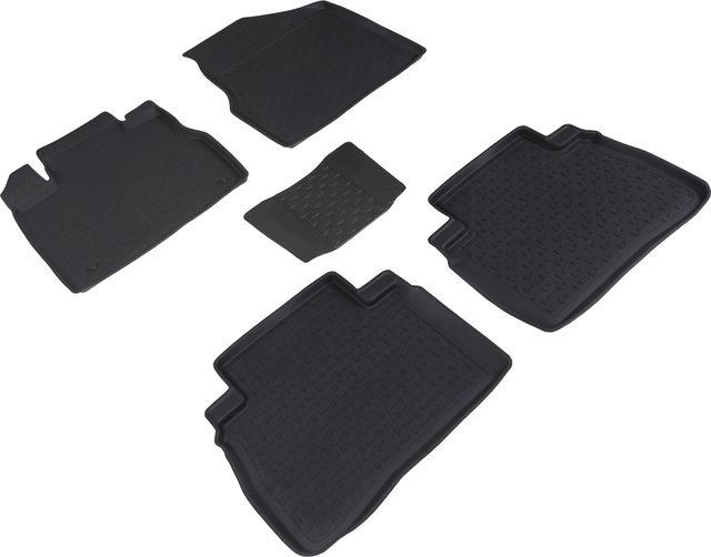 Коврики резиновые Seintex с высоким бортиком для салона Nissan Murano Z51 2008-2015. Артикул 86196