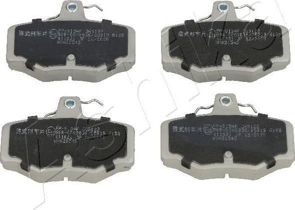 Тормозные колодки ASHIKA. Артикул 51-00-015