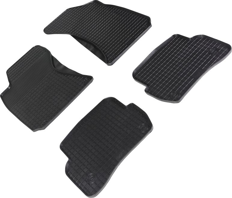 Коврики резиновые Seintex с узором сетка для салона Volkswagen Passat B5 1996-2005. Артикул 00964