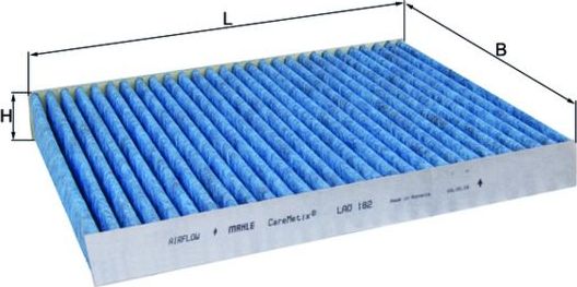 Салонный фильтр Mahle-Knecht CareMetix®. Артикул LAO 182