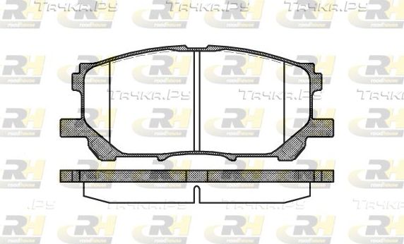 Тормозные колодки RoadHouse передние для Lexus RC I 2014-2026. Артикул 21039.00