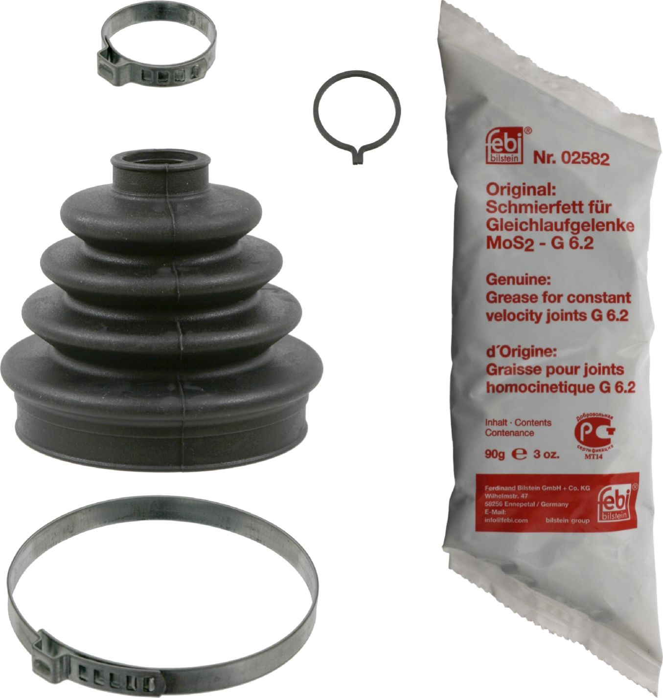 Пыльник ШРУСа наружный Febi Bilstein (резина). Артикул 07873