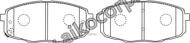 Колодки тормозные (Aiko). Артикул PF0373