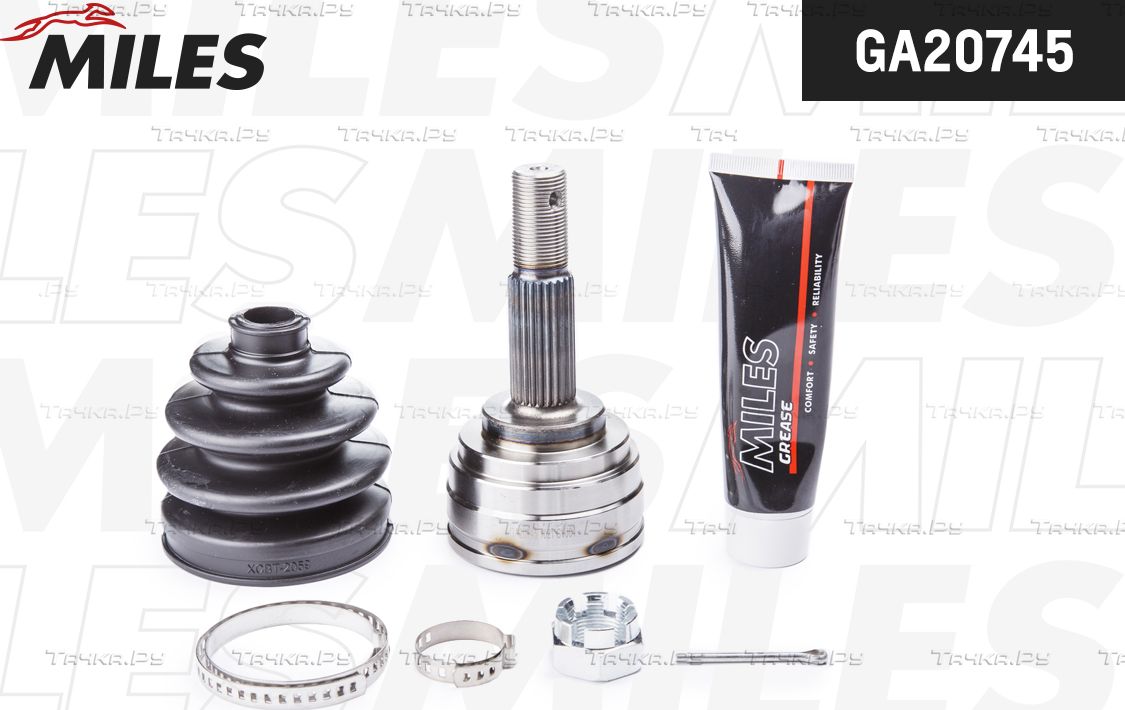 Шрус наружный (граната) Miles для Nissan Micra K13 2010-2016. Артикул GA20745