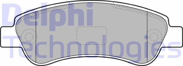 Тормозные колодки Delphi (Low-Metallic) задние для Fiat Ducato III 2006-2026. Артикул LP1994