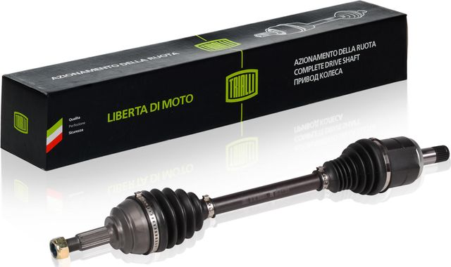 Полуось (привод в сборе, приводной вал) Trialli передняя левая для Lada Largus I 2018-2026. Артикул AR 847