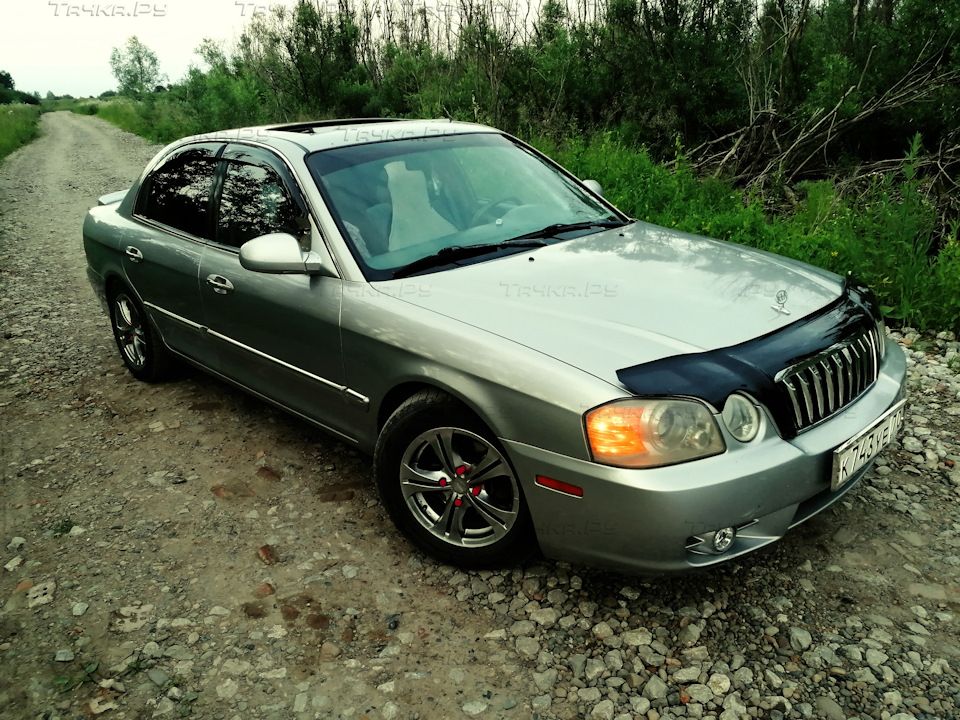 Дефлектор Vip-Tuning для капота Kia Optima I 2002-2005. Артикул KA18