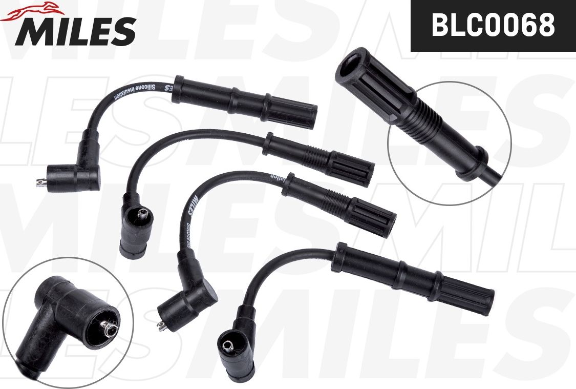 Высоковольтные провода (провода зажигания) (комплект) Miles. Артикул BLC0068