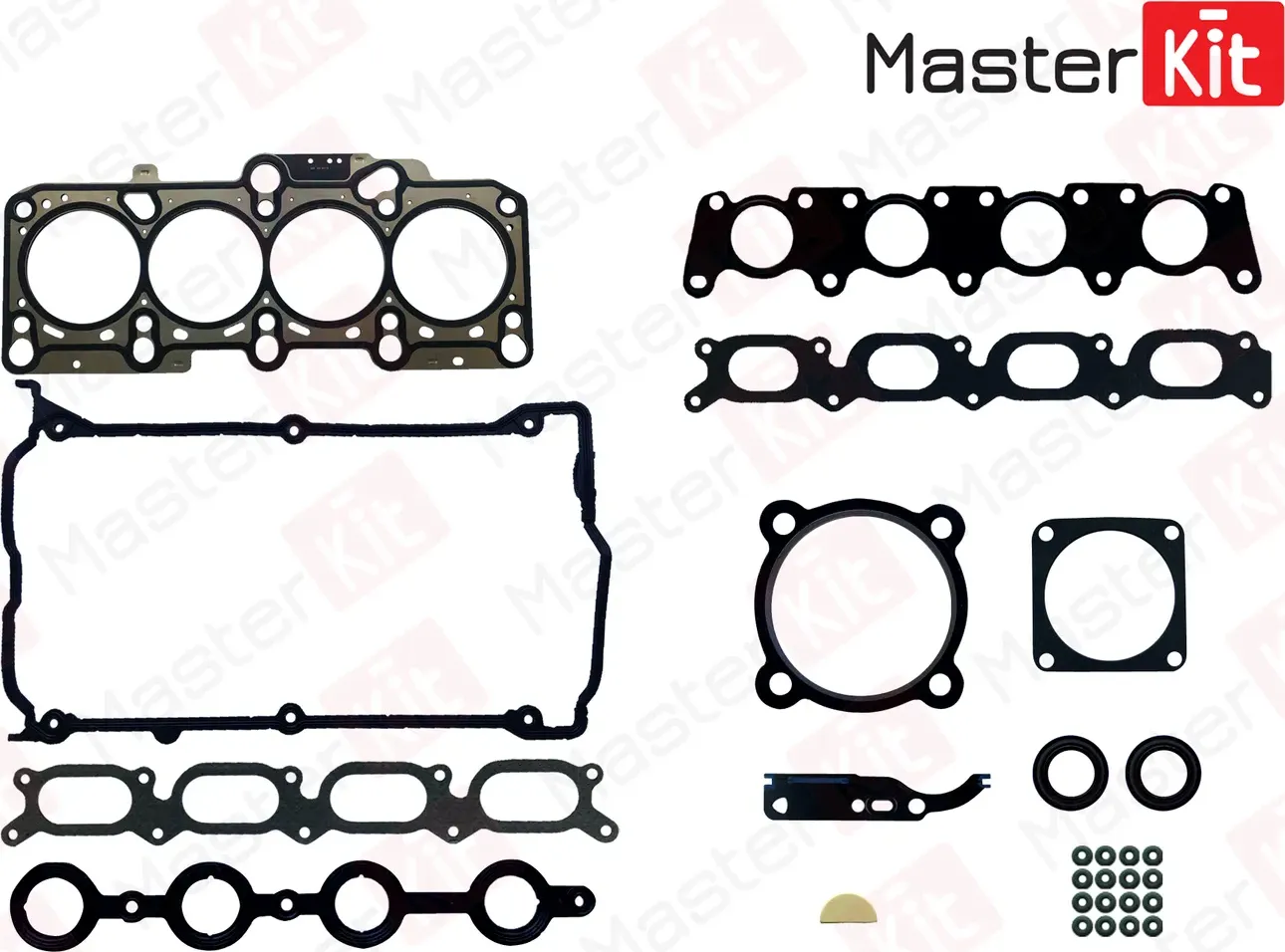 77BG002 Верхний комплект прокладок ГБЦ Audi A3 A4 A6 (ARZ AUM AGU AQA) 1.8 T 96-03 (Master KIT). Артикул 77bg002