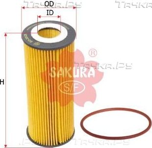 Масляный фильтр Sakura для BMW 1 I (E81/E82/E87/E88) 2004-2011. Артикул EO-30120