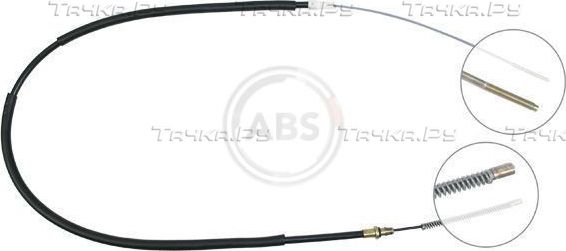 Трос ручника (тросик ручного тормоза) ABS. Артикул K12676