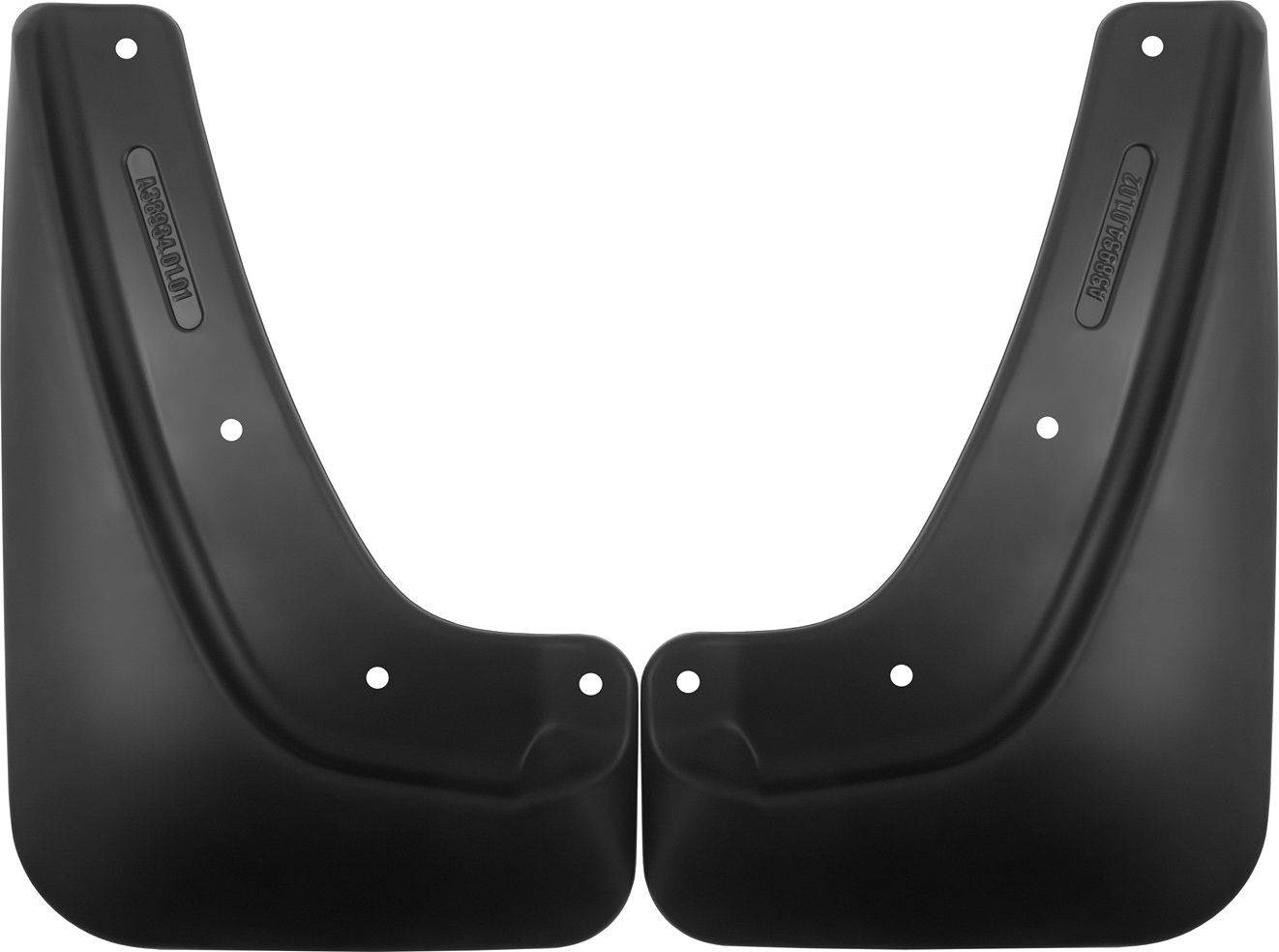 Брызговики Frosch (в пакете) передняя пара для Volvo XC70 II 2007-2013. Артикул NLF.A39120.F2