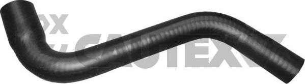 Патрубок системы охлаждения (радиатора) Cautex верхний для Peugeot 405 1988-1996. Артикул 036161