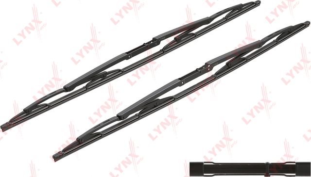 6565LP Щетка стеклоочистителя каркасная, комплект 650/650мм LYNXauto Lynxauto. Артикул 6565LP