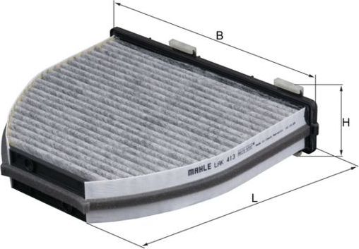 Салонный фильтр Mahle для Mercedes-Benz E-Класс IV (W212, S212, C207) 2009-2016. Артикул LAK 413