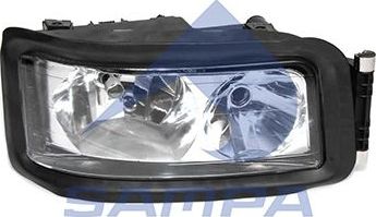Фара передняя основная Sampa правая для MAN M2000 1995-2005. Артикул 022.031