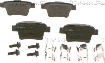 Тормозные колодки Bosch (Low-Metallic) задние для Jaguar X-Type I 2001-2009. Артикул 0 986 494 076