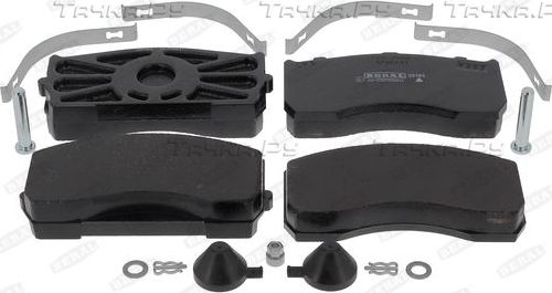 Тормозные колодки BERAL передние/задние для MAN TGL 2004-2026. Артикул BCV29183TK