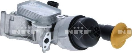 Oil Cooler, engine oil NRF. Артикул 31327