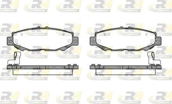 Тормозные колодки RoadHouse задние для Lexus LS II 1994-2000. Артикул 2424.04