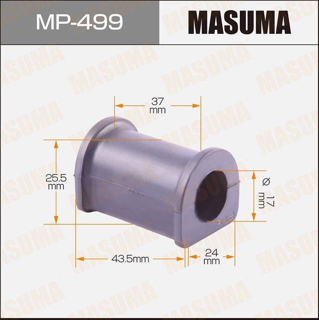 Втулки стабилизатора Masuma передние для Mitsubishi Eclipse II 1995-1999. Артикул MP-499