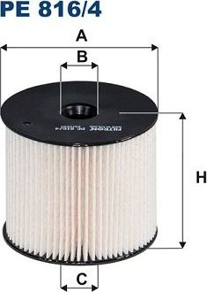 Топливный фильтр Filtron. Артикул PE 816/4