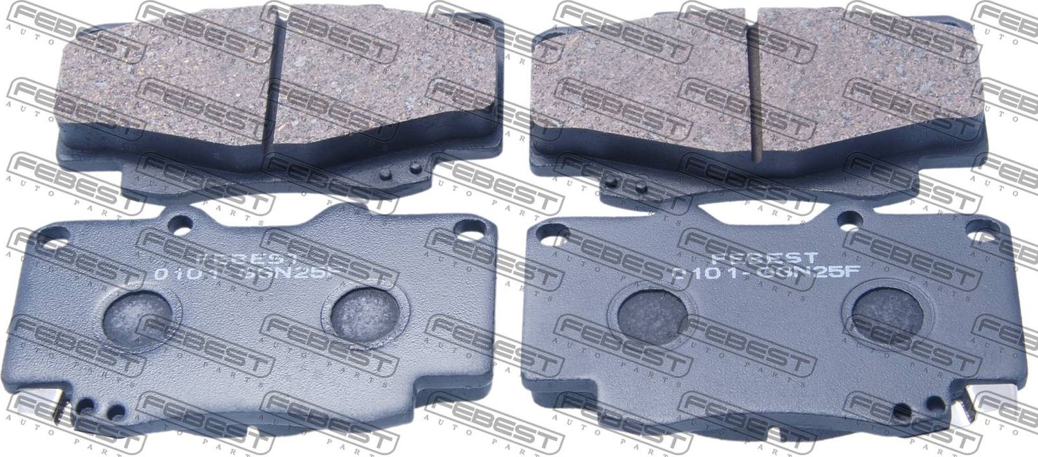 Тормозные колодки Febest. Артикул 0101-GGN25F