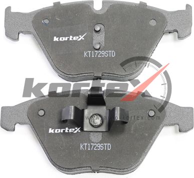Колодки тормозные дисковые передние (Kortex). Артикул KT1729STD