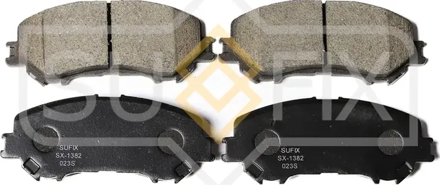 Колодки тормозные дисковые передние правые/левые NISSAN QASHQAI II (J11, J11) 20 (Sufix). Артикул SX1382