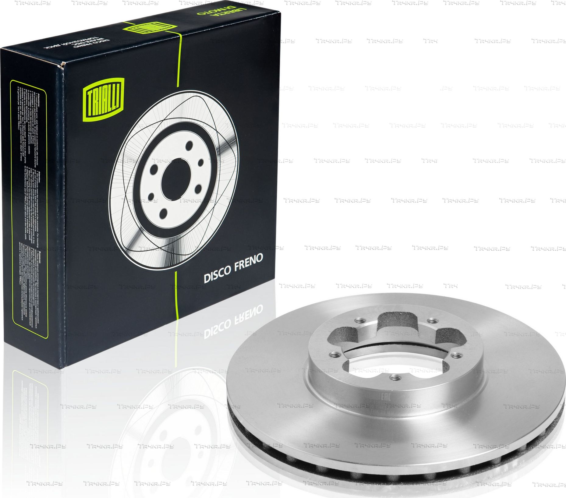 Тормозной диск Trialli передний для Ford Transit Torneo VII 2006-2014. Артикул DF 105102