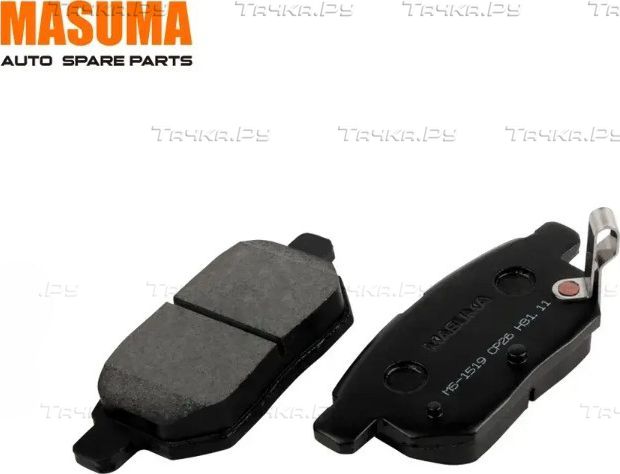Тормозные колодки Masuma задние для Toyota Corolla E140, E150 2006-2014. Артикул MS-1519