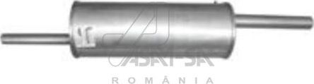 Глушитель (задняя часть) ASAM (Листовая сталь). Артикул 01344